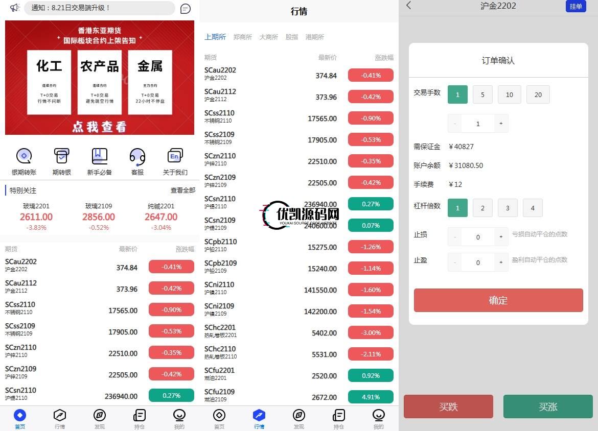 股票期货交易系统源码/股票外汇交易所/前端uniapp-博乐源码-一个提供优质商业源码,免费源码下载和学习的网站