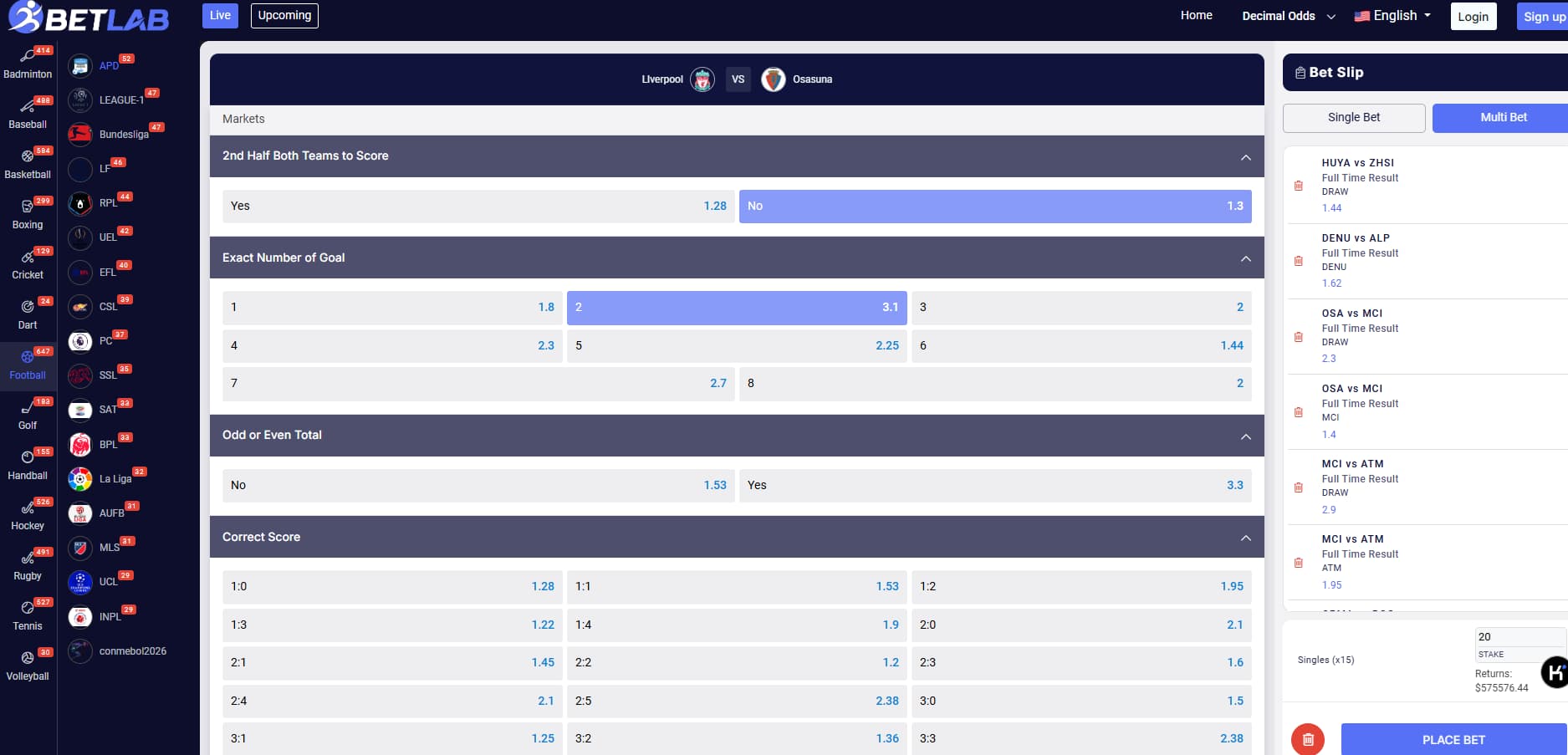 海外Betlab源码体育比赛/足球/篮球/羽毛球/乒乓球/电竞源码无需API-优凯源码网-免费PHP网站源码模板,插件代码开源分享平台! 海外Betlab源码体育比赛/足球/篮球/羽毛球/乒乓球/电竞源码无需API-优凯源码网-免费PHP网站源码模板,插件代码开源分享平台!