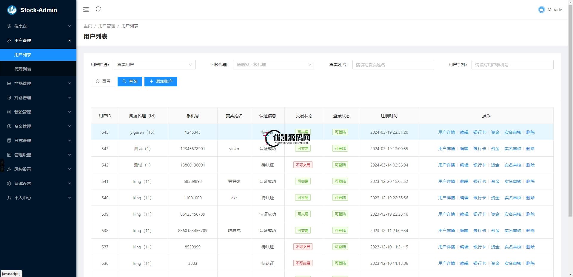海外股票交易源码/港股泰股/美股源码/印度股源码/马拉西亚股票源码/国际股票配资-优凯源码网-免费PHP网站源码模板,插件代码开源分享平台! 海外股票交易源码/港股泰股/美股源码/印度股源码/马拉西亚股票源码/国际股票配资-优凯源码网-免费PHP网站源码模板,插件代码开源分享平台!