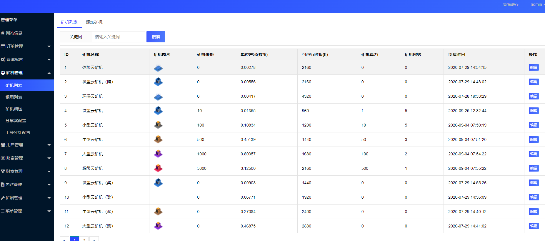 GRT矿机虚拟币投资理财系统/区块链源码/云矿机算力/双币模式投资-优凯源码网-免费PHP网站源码模板,插件代码开源分享平台!