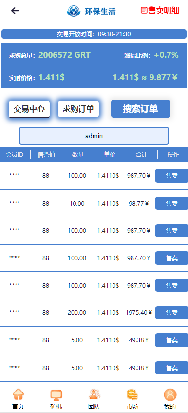 GRT矿机虚拟币投资理财系统/区块链源码/云矿机算力/双币模式投资-优凯源码网-免费PHP网站源码模板,插件代码开源分享平台!